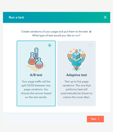 Adaptive AB test HubSpot CMS-1