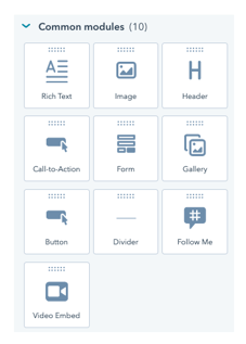 Drag and drop HubSpot CMS-1