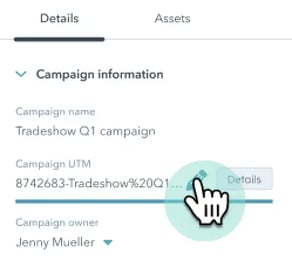 HubSpot update UTM url