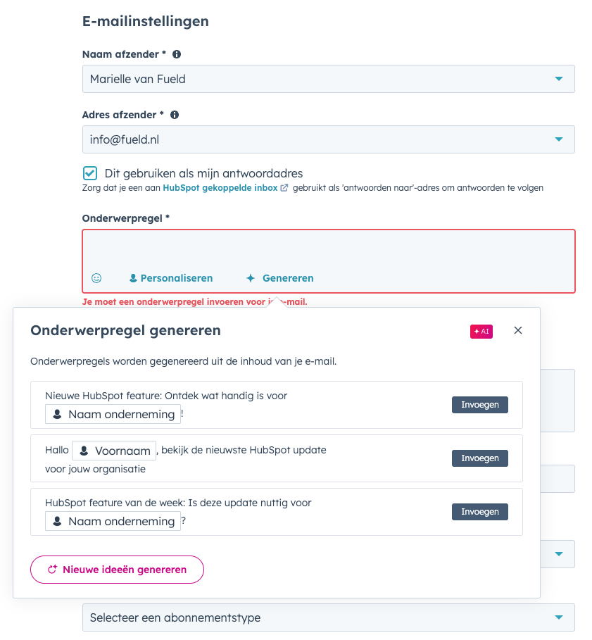 Hyperpersonalisatie HubSpot