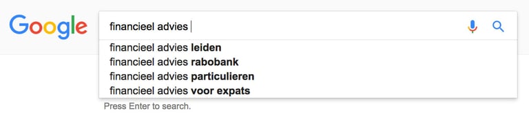 Zoekwoorden onderzoek Google Suggest | Bureau Bright